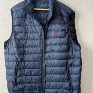 Polo Ralph Lauren Men’s Blue Down Puffer Vest